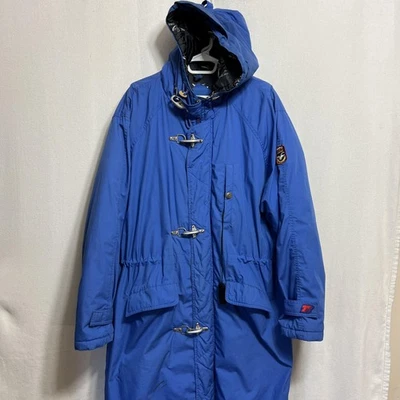 Abrigo Parka Vintage Triple FAT Ganso Para Hombre XL Azul Con Capucha Palanca Aislada Años 90 Foto 1 de 4