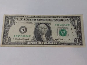 $1 Bill 1988 A Web Press Note Boston, A/L - Picture 1 of 20