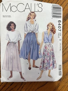 1990er McCall's Misses Rock Muster 6407 Größe 12-16 UNGESCHNITTEN - Bild 1 von 2