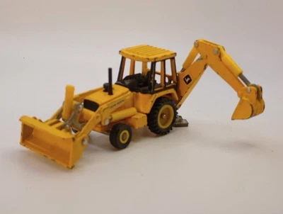 Vtg. 1986 Ertl John Deere 310D Backhoe Loader Mighty Movers 1:64 Diecast - Image 1 of 4