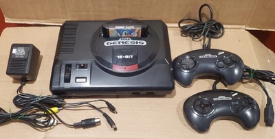 Sega Genesis Bundle. Console, 2 Controllers with Sonic the Hedgehog 1 - Image 1 of 4