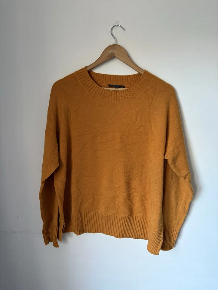 French Connection Women’s Orange Round Neck Jumper size 12/14 - Image 1 of 4