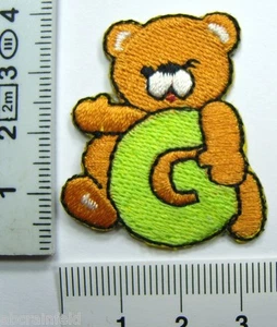 Das "G" Bärchen ab 1 €, Applikationen zum Aufbügeln,Patches,Bügelbilder - Bild 1 von 4