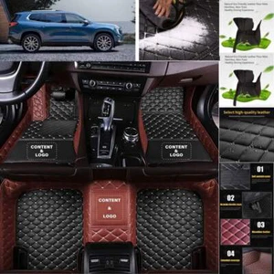 For GMC Acadia Car Floor Mats Waterproof Auto Custom Liner Carpets PU Leather - Foto 1 di 27