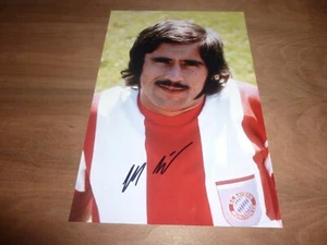 GERD MULLER signed 12x8 Foto GERMANY LEGEND BAYERN MÜNCHEN + COA  - Bild 1 von 2