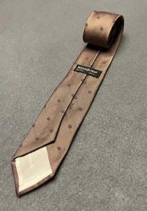 YvesSaintLaurent YSL New York Paris Men's Tie Brown Saint Laurent - Picture 1 of 8