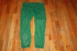 Leggings Lululemon donna Power Thru vita alta stretti 25" Everglade verde taglia 8 - Foto 1 di 3