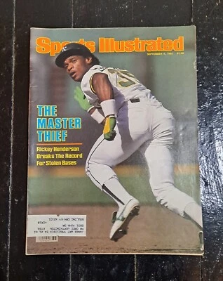 Rickie Henderson September 6 1982 Sports Illustrated 1st Cover Oakland A's - Image 1 of 3