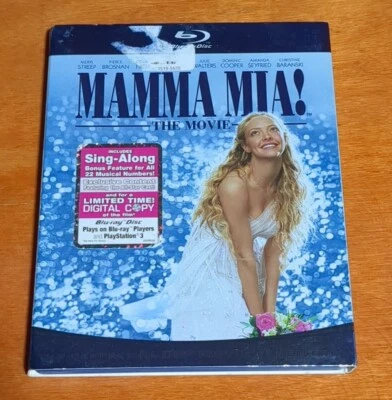 Mamma Mia Blu-ray Meryl Streep  Pierce Brosnan  Colin Firth  Amanda Seyfried Foto 1 de 4