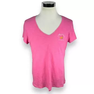 Masters T-Shirt Women’s XL Rose Pink Cotton V-Neck Short Sleeve '47 47 Brand New - Picture 1 of 9
