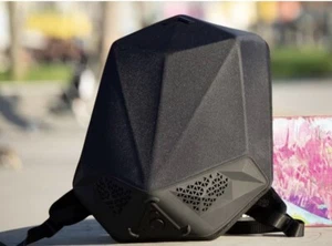 Bluetooth Backpack Speaker - Portable USB Charger Waterproof Nylon Material - Picture 1 of 8