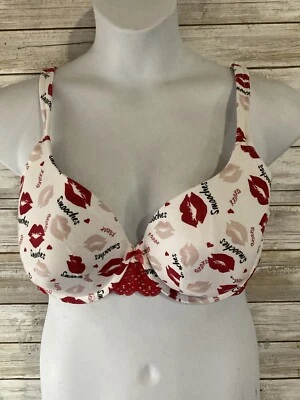 Sujetador de encaje Lane Bryant Cacique Smooches talla grande 42DD camiseta sujetador besos j259 Foto 1 de 3