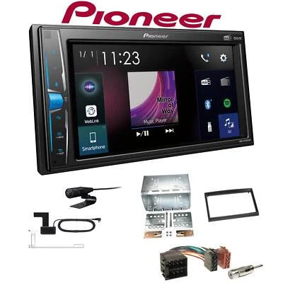 Pioneer Multimedia Autoradio Bluetooth DAB+ für Peugeot 307 2001-2009 in schwarz - Bild 1 von 4