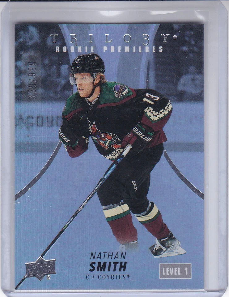 NATHAN SMITH 2022-23 UPPER DECK TRILOGY ROOKIE PREMIERES RC #339/999 #101 - Image 1 of 1