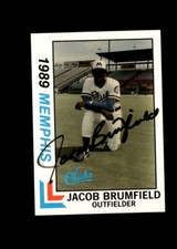 Jacob Brumfield 1989 Best Memphis Chicks  authentic autographed card