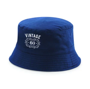 60 Cumpleaños Regalo Cubo Sombrero Gorra Regalo Regalo Para Hombres Mujeres Feliz 60 Sacudizo - Imagen 1 de 5