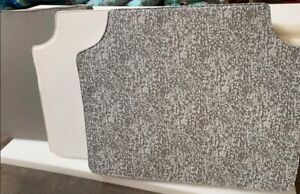 Twin Dorm Upholstered Headboard COVER ONLY sticks on/won't damage wall USA MADE