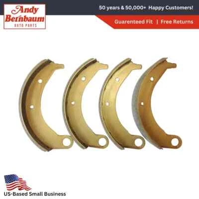 For 1938-1942 Dodge Car Front or Rear Wheel Drum Brake Shoes Set Of 4 - Image 1 of 3