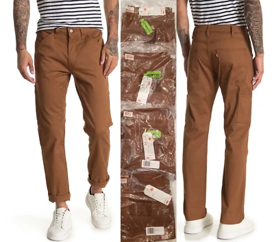 Levi's 502 Carpenter WARM Men's Stretch Soft Pants ALL SEASONS TECH #856270012 - Image 1 of 4
