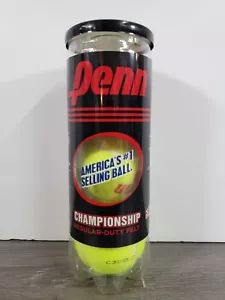 NEW 1 CANISTER PENN CHAMPIONSHIP REGULAR Duty Tennis Balls 1 CAN 3 BALLS - Picture 1 of 4
