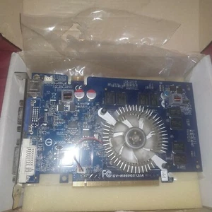 512MB Gigabyte GV-N860G512IA GeForce 8600 GT VGA / DVI / TV PCIe Graphics Card - Picture 1 of 4