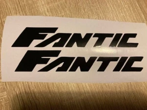 FANTIC DECALS STICKERS X2 - Picture 1 of 1