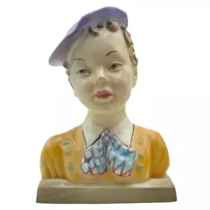 Busto de porcelana Goldscheider vintage - Imagen 1 de 6