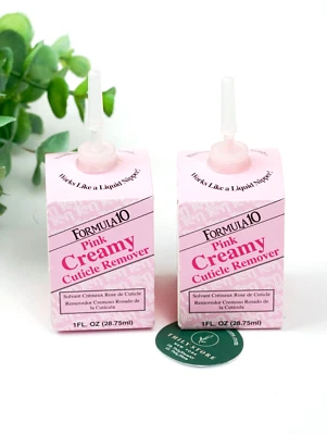 2 pcs Formula 10 Pink Creamy Cuticle Remover ( 1 oz Each x 2) New In Box - Image 1 of 4