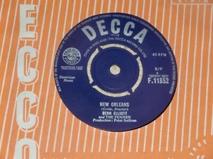 BERN ELLIOTT & THE FENMEN. NEW ORLEANS. DECCA F.11852 (SUPERB BEAT TRACK) - Picture 1 of 2