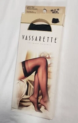 Muslos Vassarette Off Black M/L de encaje Foto 1 de 2