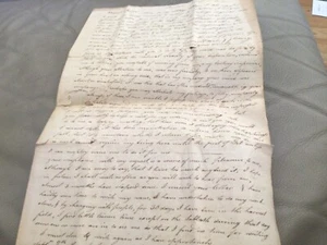 Pembroke/Batavia NY 1821 Long Letter Early Hartshorn Settler from Connecticut - Picture 1 of 3