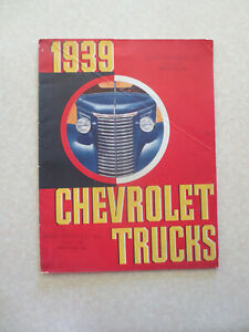 Original 1939 Chevrolet trucks advertising booklet - Chevy USA - --