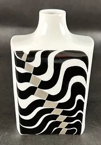 OP-ART FÜRSTENBERG PORZELLAN VASE E. JOHN DESIGN 60ER / 70ER JAHRE SPACE AGE TOP - Bild 1 von 7