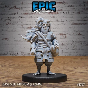 Oni Monkey A by Epic Miniatures  RPG D&D Pathfinder 3D Print - Picture 1 of 2