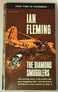 THE DIAMOND SMUGGLERS by Ian Fleming vintage 1964 Collier's paperback - Picture 1 of 6