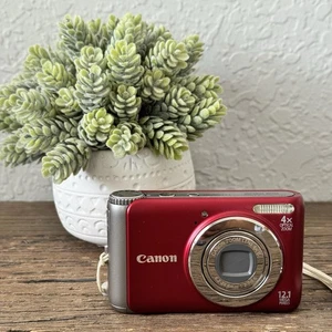 Canon PowerShot A3100 IS Digitalkamera 12.1 MP rot gebraucht - Bild 1 von 11