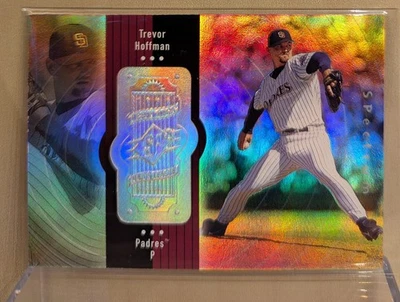 1998 SPx Finite SPECTRUM 124 Trevor Hoffman Padres Refractor RARE PARALLEL /2250 - Image 1 of 2