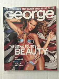 George Magazine JUNE 2000 - The Lethal Politics of Beauty, Plots to Kill Castro - Picture 1 of 4
