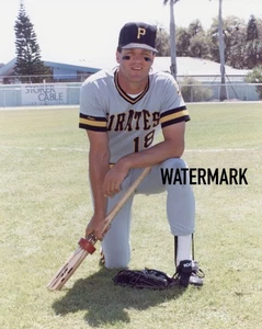 Andy Van Slyke Pittsburgh Pirates RARE ORIGINAL 8x10 "TYPE 1" PHOTO KODAK PAPER - Picture 1 of 2