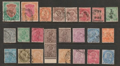 India: Lote 13 - Franqueo (1911-26 - En muy buen estado - Como nuevo H & U) 2025 Scott Cat. Val. $36,90 Foto 1 de 4