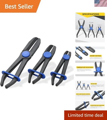 3PCS Hose Clamp Pliers Set - Durable Pinch Off Tool for Automotive Repairs - Image 1 of 4