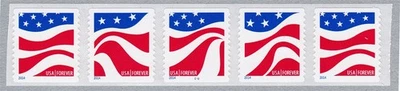PNC5 49c Forever Red White and Blue Flag C12 US 4897a MNH F-VF - Image 1 of 2