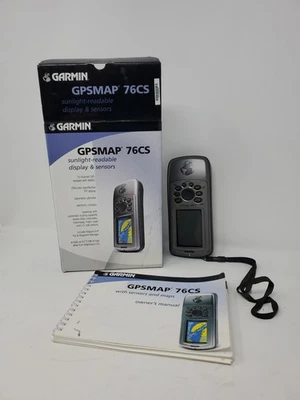 Garmin GPSmap 76CS Handheld GPS Navigator – Tested, Vintage Model **Read** - Image 1 of 4