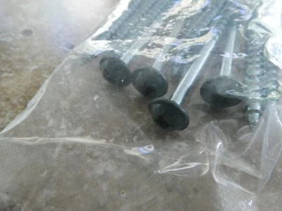 3-дюймовые окрашенные винты для виниловых ставней Mid America упаковка 12 шт. лесной зеленый - Изображение 1 из 2