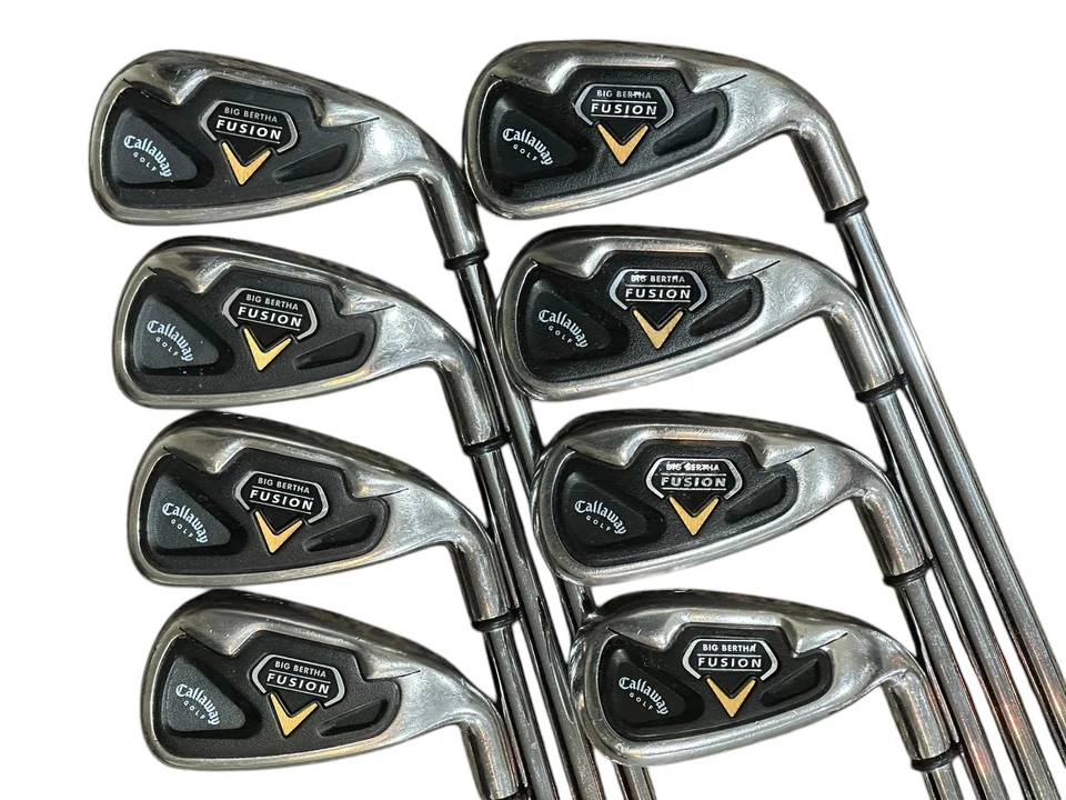 Callaway Big Bertha Fusion Eisen 3-PW Nippon Uniflex Schäfte Callaway Griffe - Bild 1 von 4