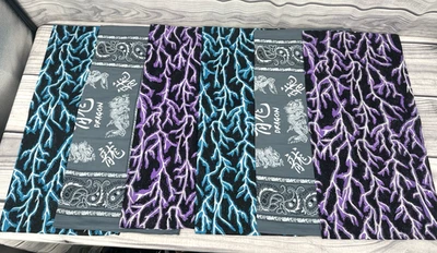 LOTE DE 6 PAÑUELOS/PAÑUELOS VINTAGE 100% ALGODÓN-MULTICOLOR-TOTALMENTE NUEVOS *11 Foto 1 de 4