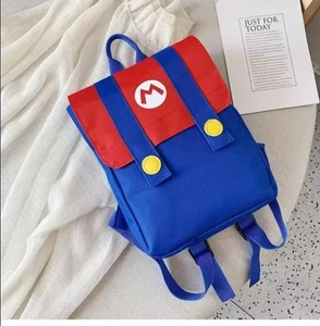 Super Mario School Lunchbag / Backpack School Kids Bag Storage Brand New - Picture 1 of 1