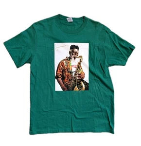 Supreme Pharoah Sanders Tee Green T-shirt M EUC - Picture 1 of 9