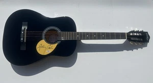 Johnny Cash signed handsigniert At Folsom Prison Full Size Gitarre PSA/DNA - Bild 1 von 3
