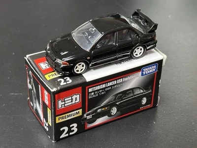 Takara Tomy Mitsubishi Lancer GSR Evolution III No.23 Tomica Premium HTF 🔥 - Image 1 of 3